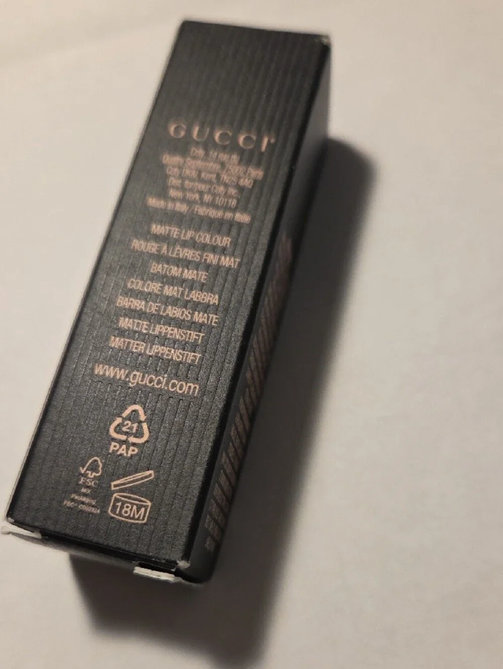 NIB Gucci Lipstick - 224 Eva Grape